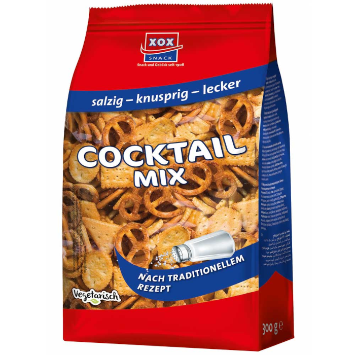 XOX Cocktailmix Minicracker und Brezeln 300g