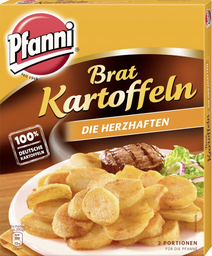 Pfanni Bratkartoffeln die Herzhaften 400g