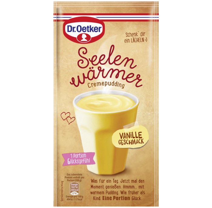 Dr. Oetker Puddingpulver Seelenwärmer Vanille 58g