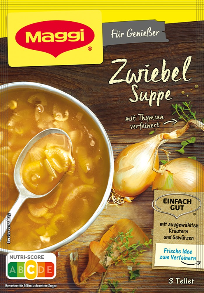 Maggi Für Genießer Zwiebelsuppe ergibt 0,75 Liter