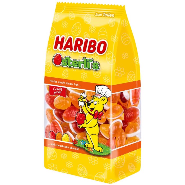 HARIBO Osterli´s Fruchtgummi Eier mit Schaumzucker 250g
