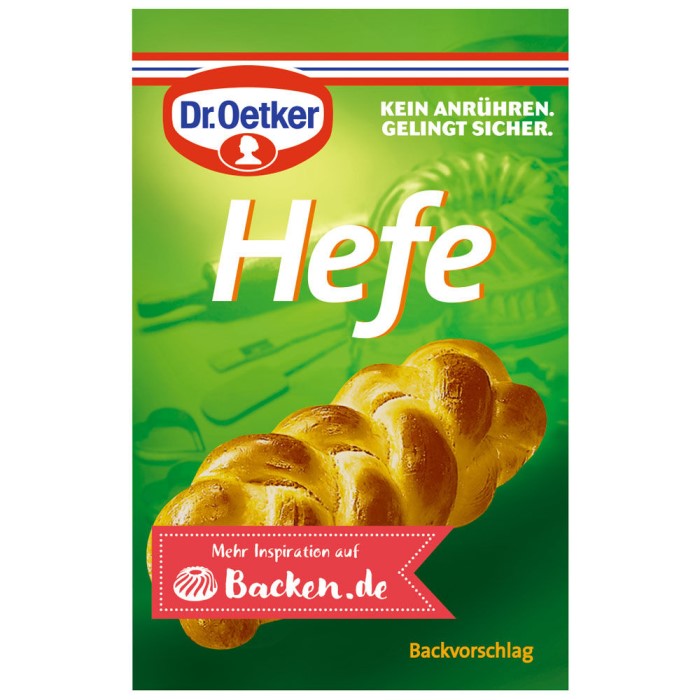 Dr. Oetker Hefe Trockenbackhefe 4er Pack