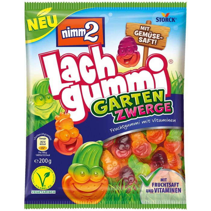 Storck nimm2 Lachgummi Gartenzwerge 200g / 7.05 oz