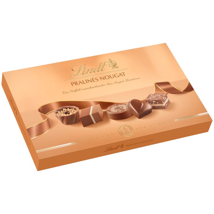 Lindt Pralinés Nougat Pralinenmischung 125g / 4.4oz