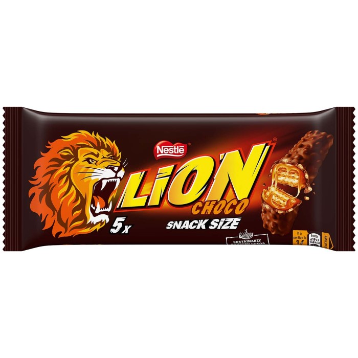 Nestlé Lion choco Schoko-Riegel 5 Stück 150g