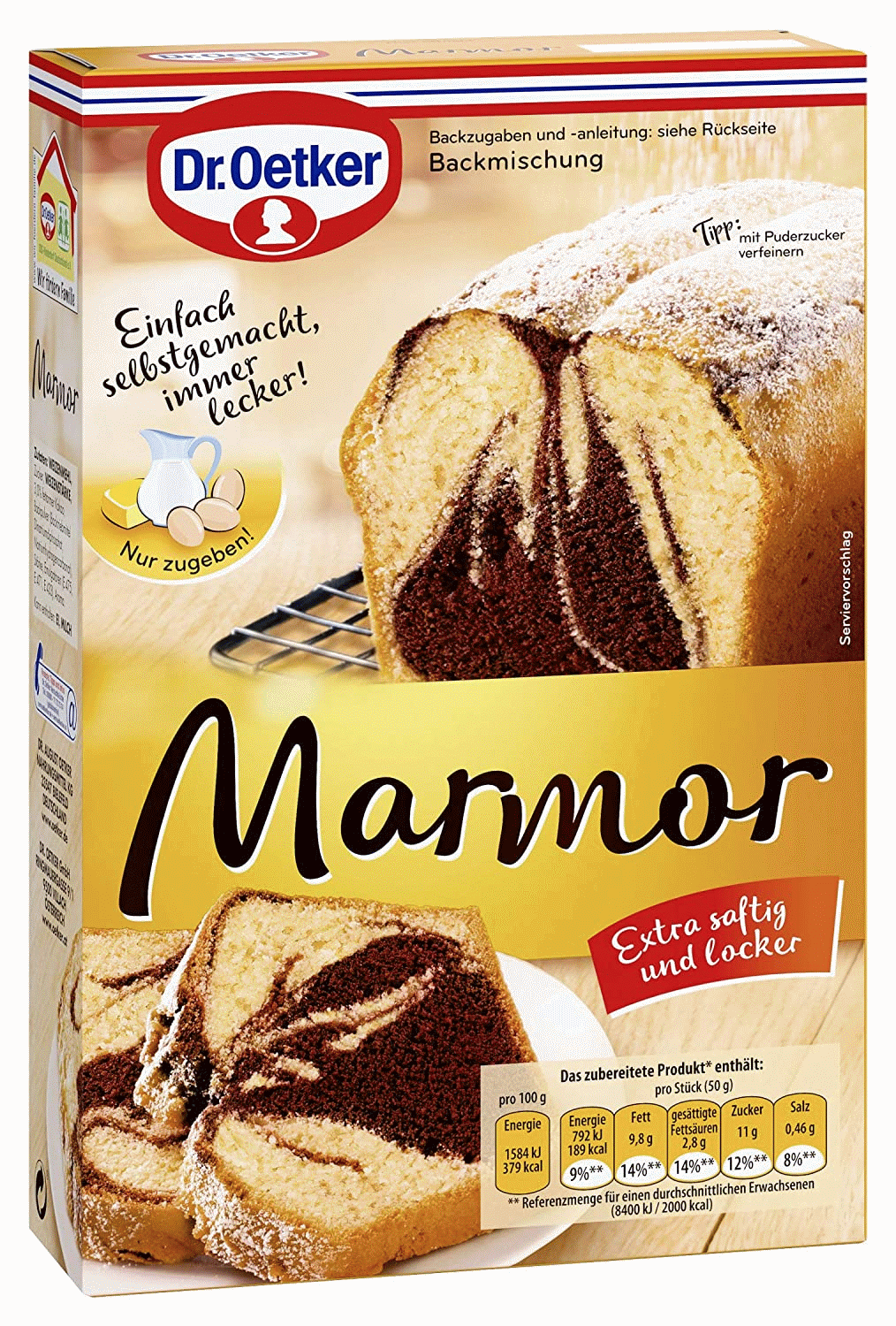 Dr. Oetker Marmorkuchen Backmischung