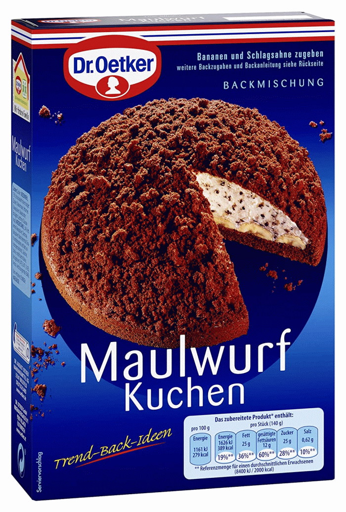 Dr. Oetker Maulwurfkuchen Backmischung
