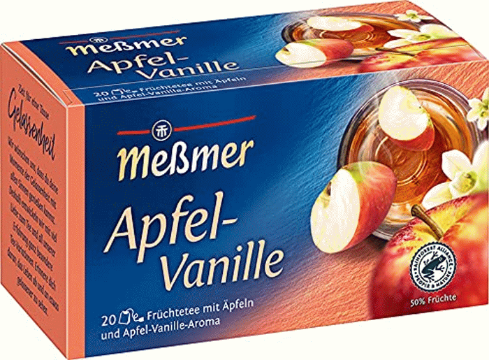 Meßmer Tee Apfel Vanille 20 Teebeutel