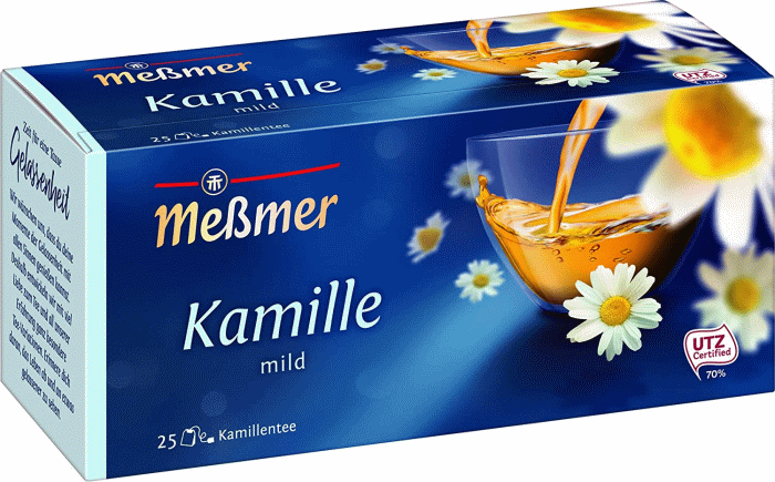 Meßmer Kamillentee 25 einzeln verpackte Teebeutel