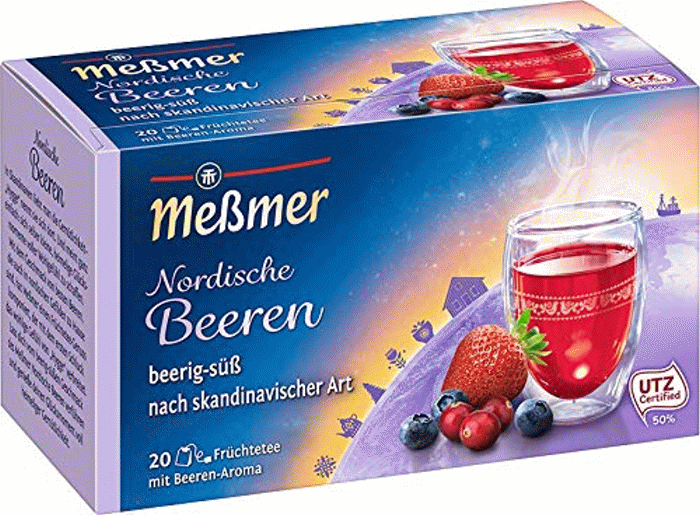 Meßmer Ländertee Nordische Beeren 20 Teebeutel