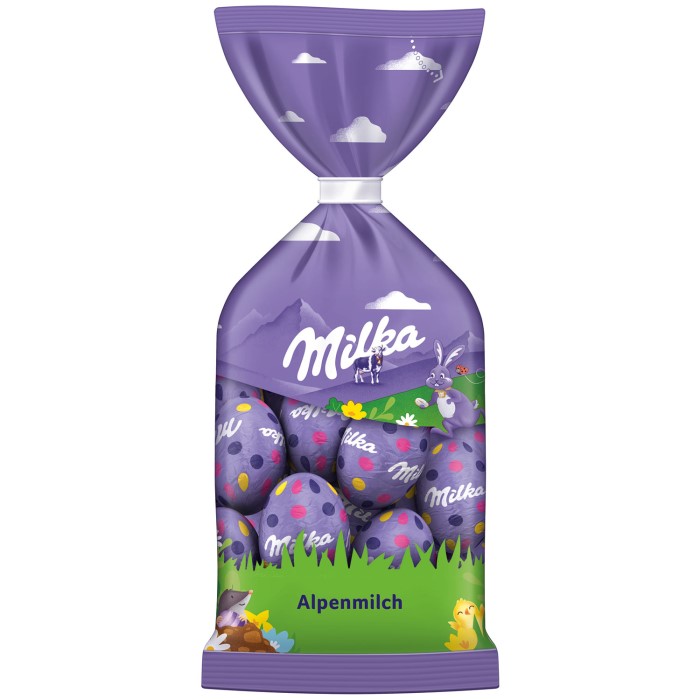 Milka Ostereier aus Alpenmilch Schokolade 100g / 3.52 oz