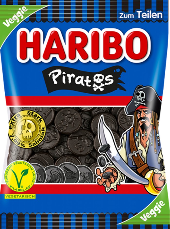 Haribo Piratos Starklakritz vegetarisch 175g
