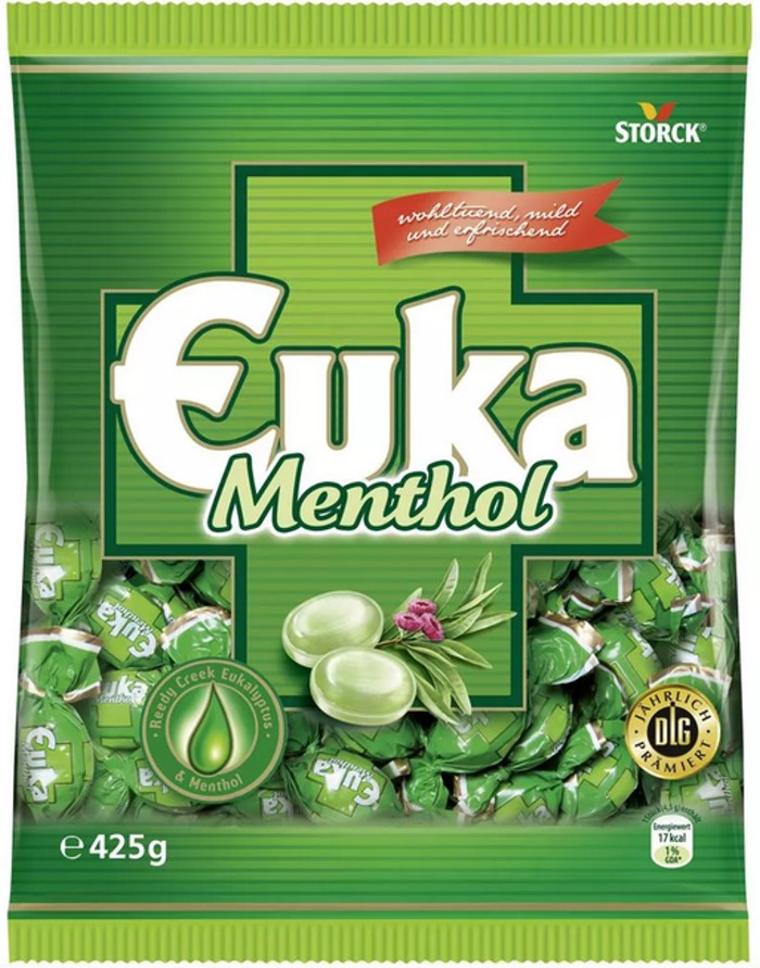 Storck Euka Menthol erfrischende Menthol Bonbons 425g