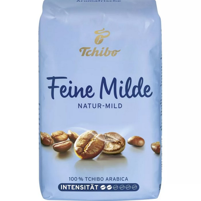 Tchibo Feine Milde Kaffee ganze Bohnen 500g