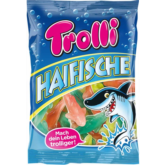 Trolli Fruchtgummi Haifische 150g