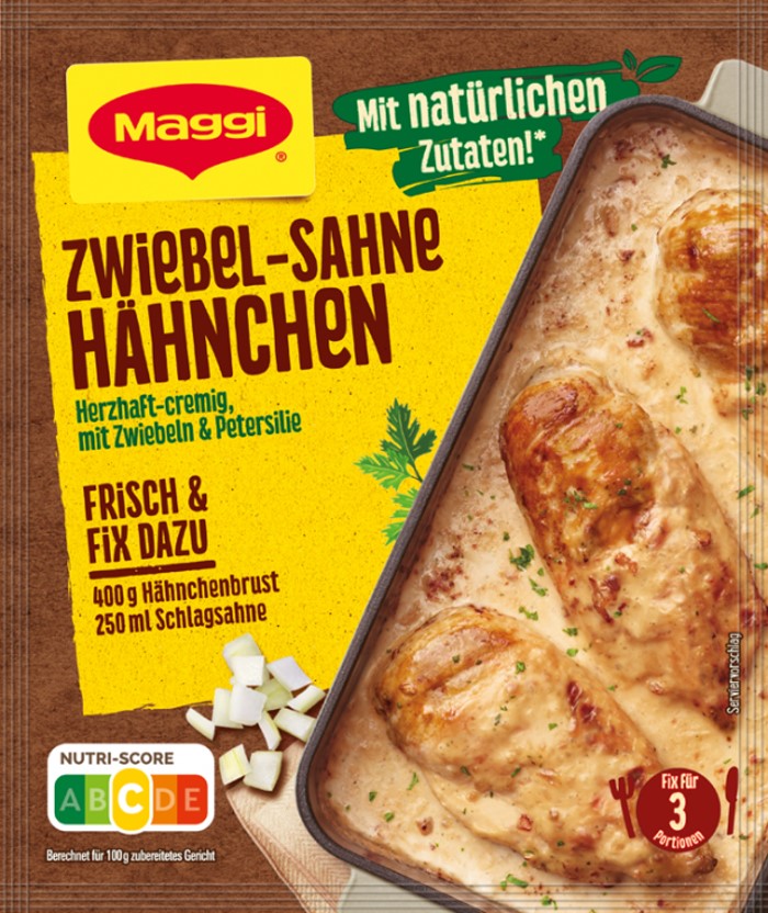 Maggi Fix für Zwiebel-Sahne Hähnchen 26g / 0.91oz