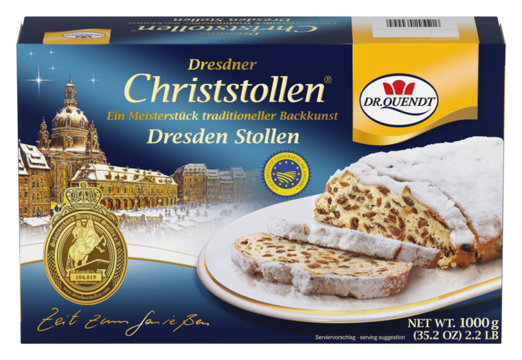 Dr. Quendt Dresdner Christstollen Weihnachtsgebäck 1000g