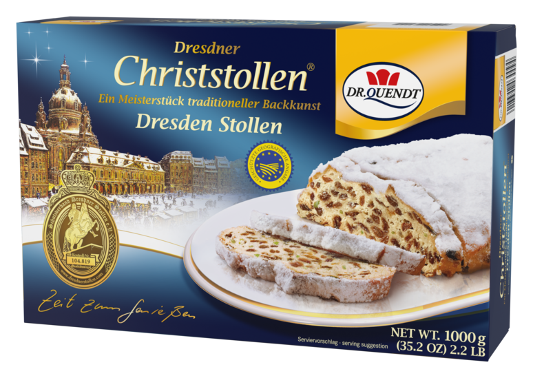 Dr. Quendt Dresdner Christstollen Weihnachtsgebäck 1000g