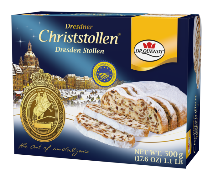 Dr. Quendt Dresdner Christstollen Weihnachtsgebäck 500g