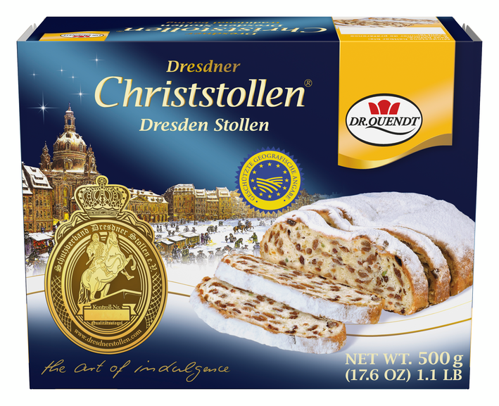 Dr. Quendt Dresdner Christstollen Weihnachtsgebäck 500g