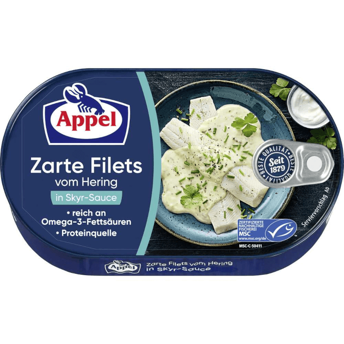 Appel Zarte Heringsfilets in Skyr-Sauce 190g / 6.7oz