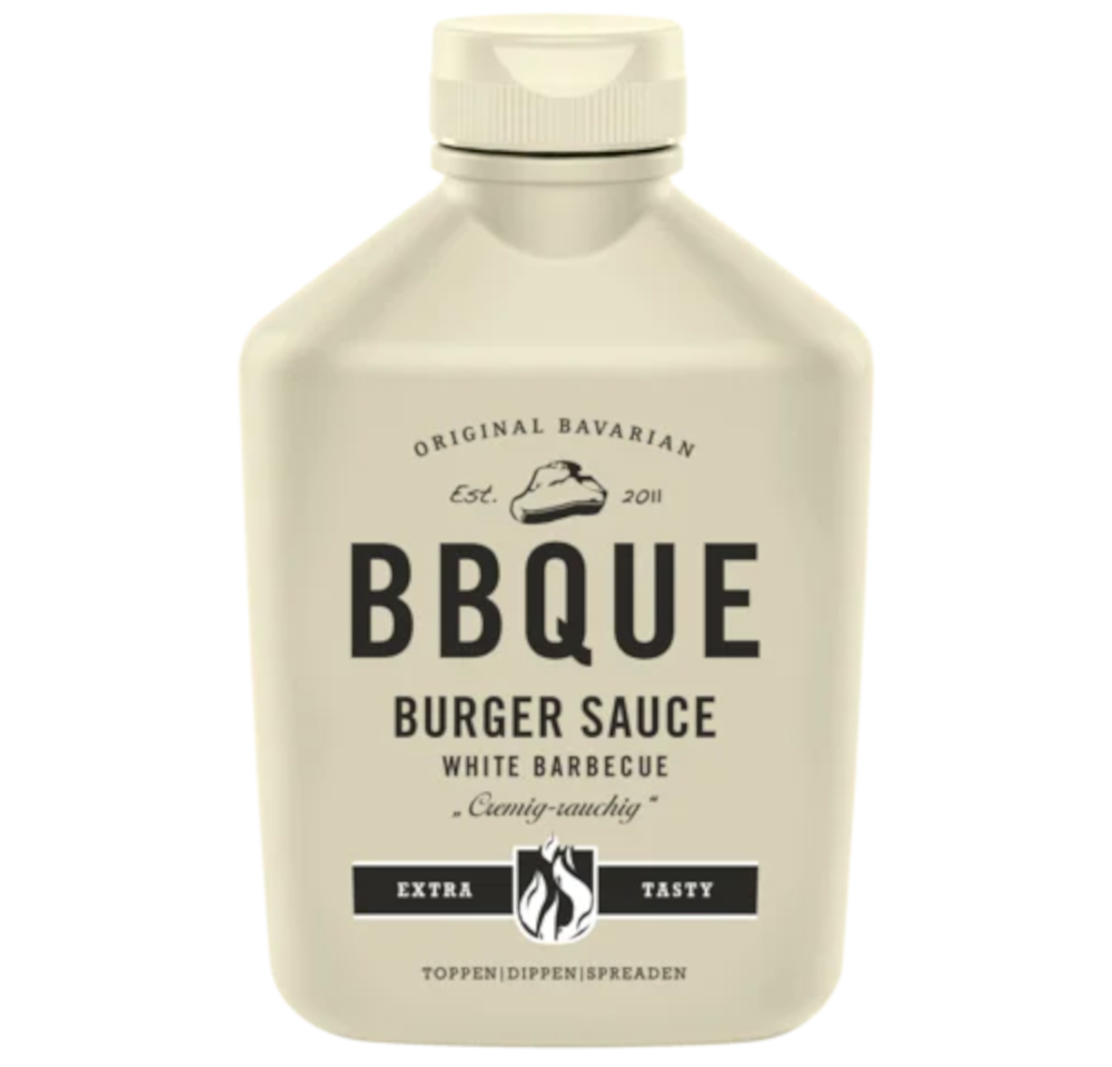 BBQUE Burger Sauce White Barbecue "Cremig-rauchig" 400ml / 13.52fl.oz.