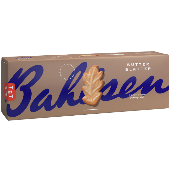 Bahlsen Butter Blätter, knusprig-zartes Buttergebäck 125g