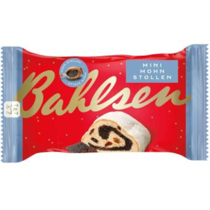 Bahlsen Mini Mohn Stollen Weihnachtsgebäck 200g