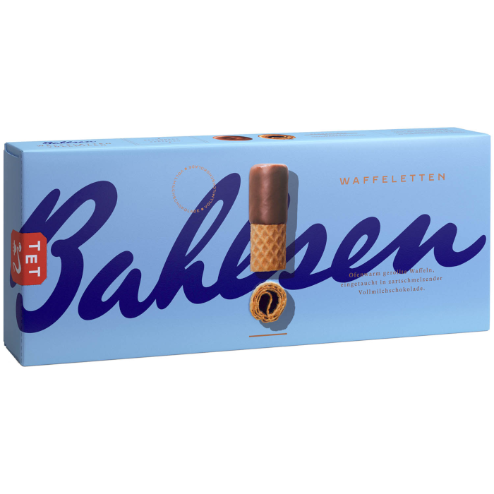 Bahlsen Waffeletten Vollmilchschokolade Waffelgebäck 100g