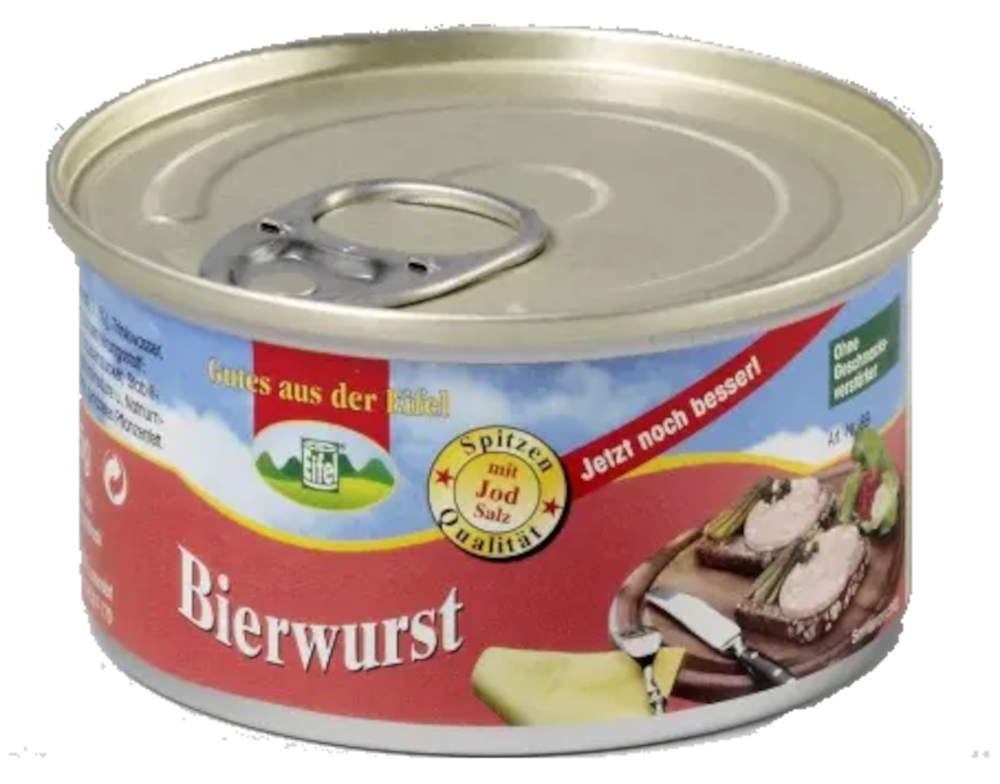 Gutes aus der Eifel Bierwurst 125g / 4.41oz