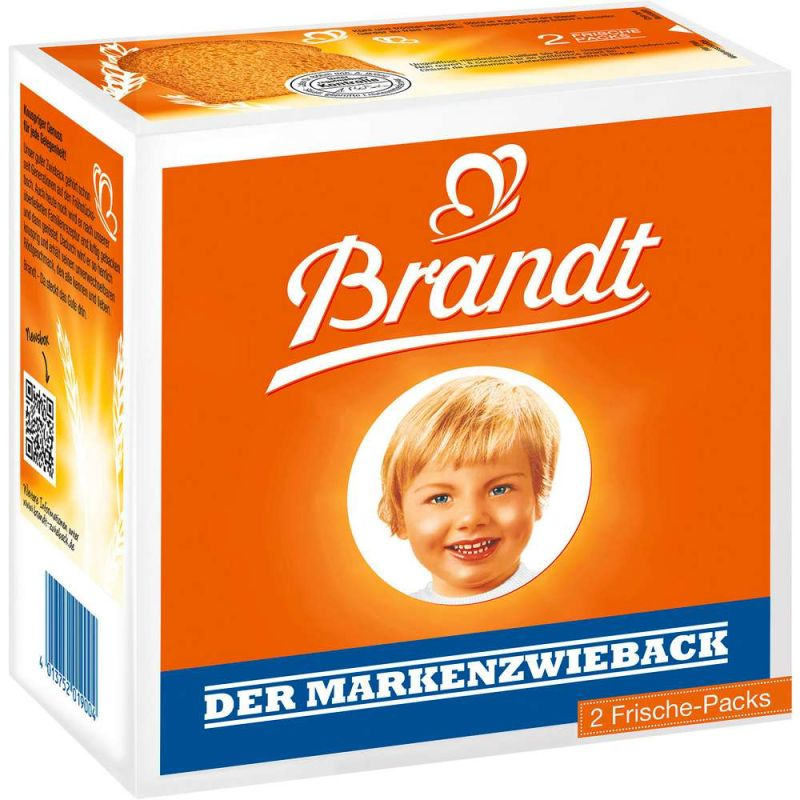 Brandt Zwieback Original Der Markenzwieback 225g / 7.93oz