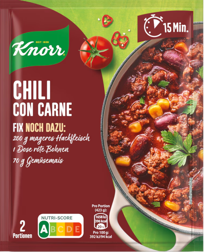 Knorr Fix für Chili con Carne 33g / 1.16oz