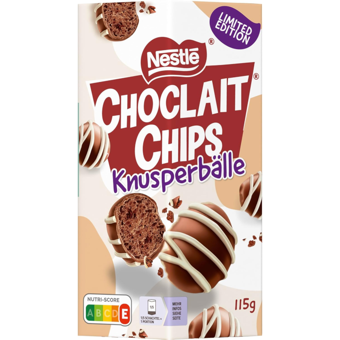 Nestlé Choclait Chips Knusperbälle, Limited Edition 115g / 4.05oz