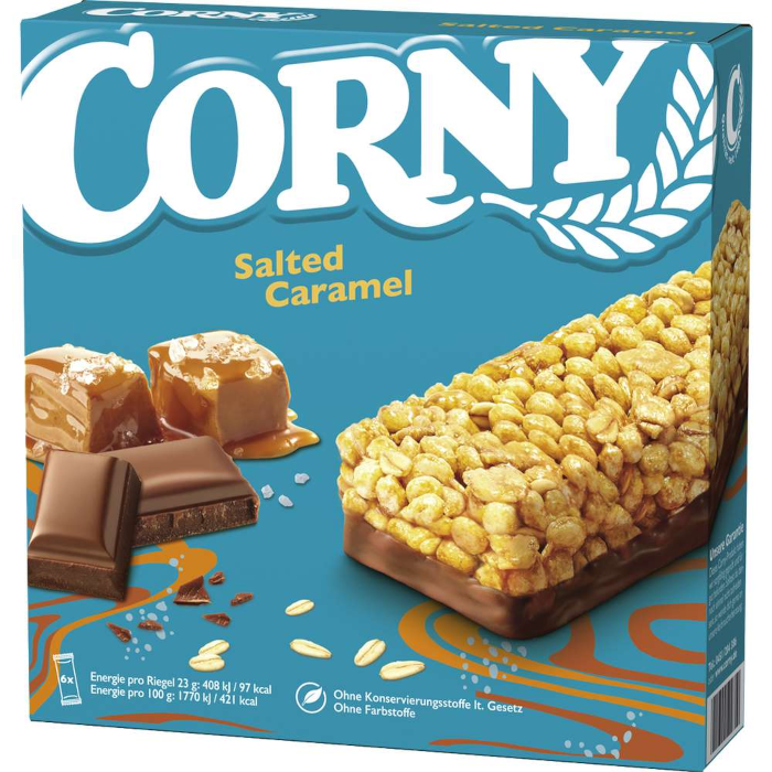 Corny Müsliriegel Salted Caramel 138g