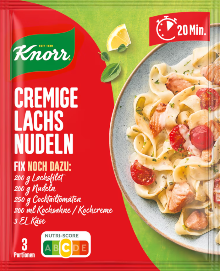 Knorr Fix für Cremige Lachs Nudeln 30g / 1.06oz