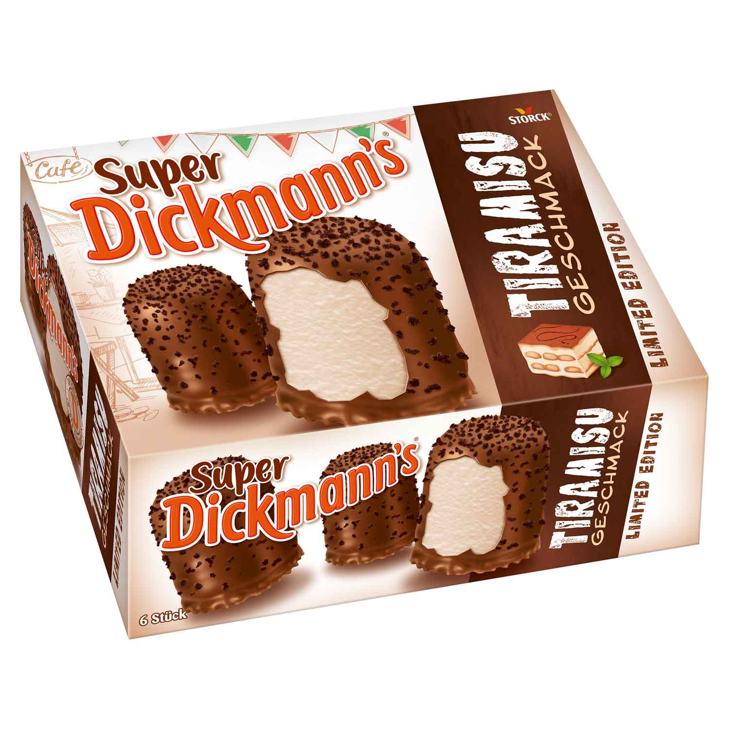 Storck Super Dickmann´s Tiramisu Limited Edition 6 Stück 168g