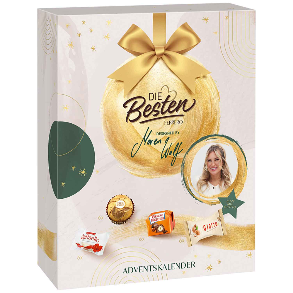 Ferrero Die Besten Adventskalender Designed by Influencerin Maren Wolf 214g / 7.58oz