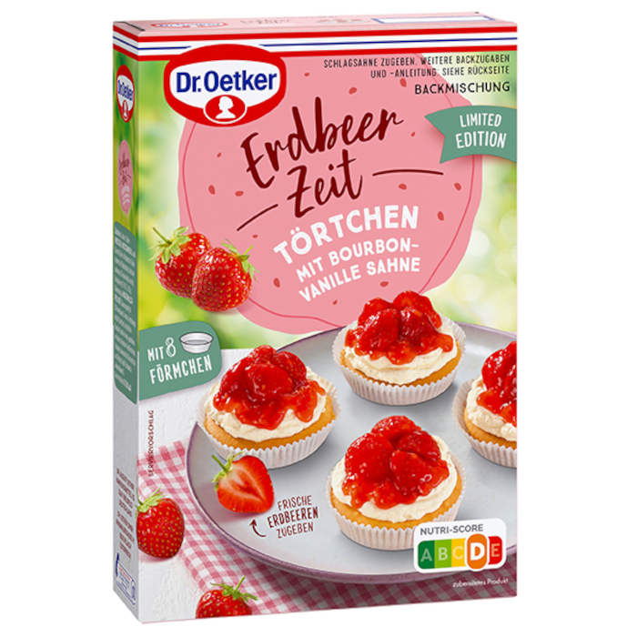 Dr. Oetker Erdbeer Zeit Backmischungen Probierset mit 10% Rabatt