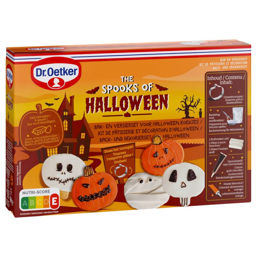 Dr. Oetker The Spooks of Halloween Cookie Deko Kit 484g