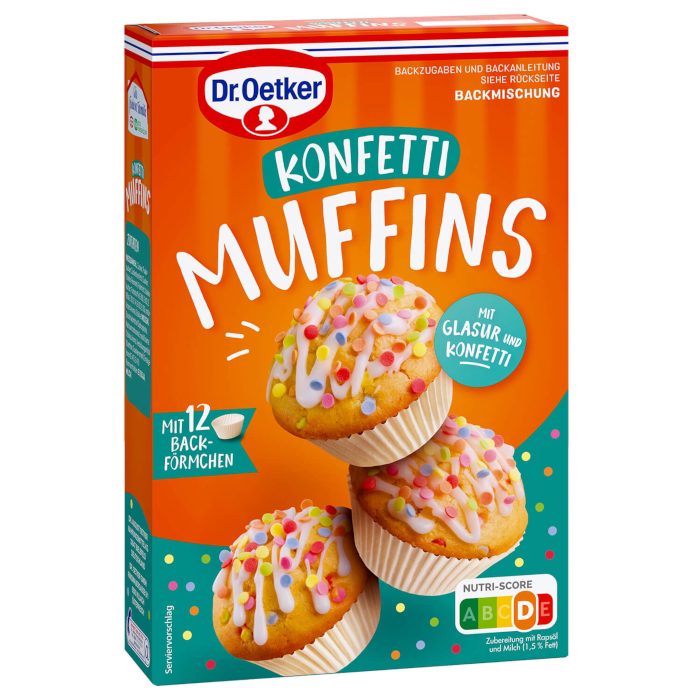 Dr. Oetker Konfetti Muffins Backmischung 360g