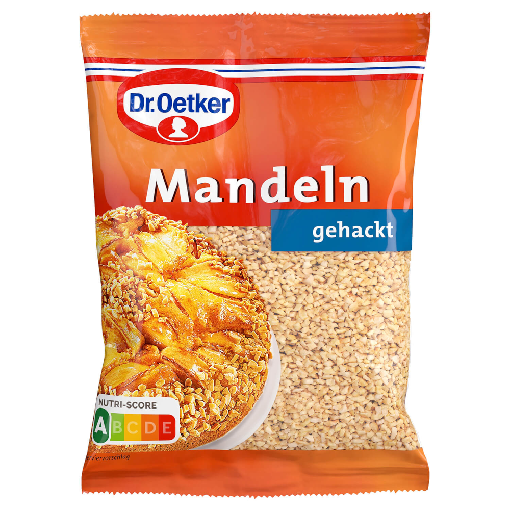Dr. Oetker Mandeln gehackt 100g / 3.52oz