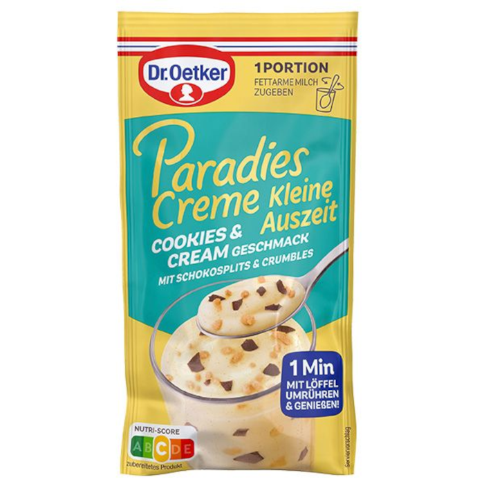 Dr. Oetker Paradies Creme Kleine Auszeit Cookies & Cream 32g