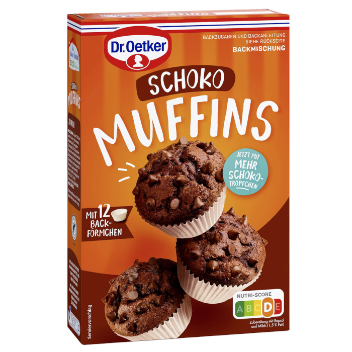 Dr. Oetker Schoko Muffins Backmischung 345g