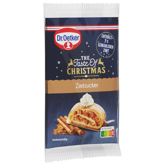 Dr. Oetker The Taste of Christmas Zimtzucker 3 x 20g = 60g / 2.12oz