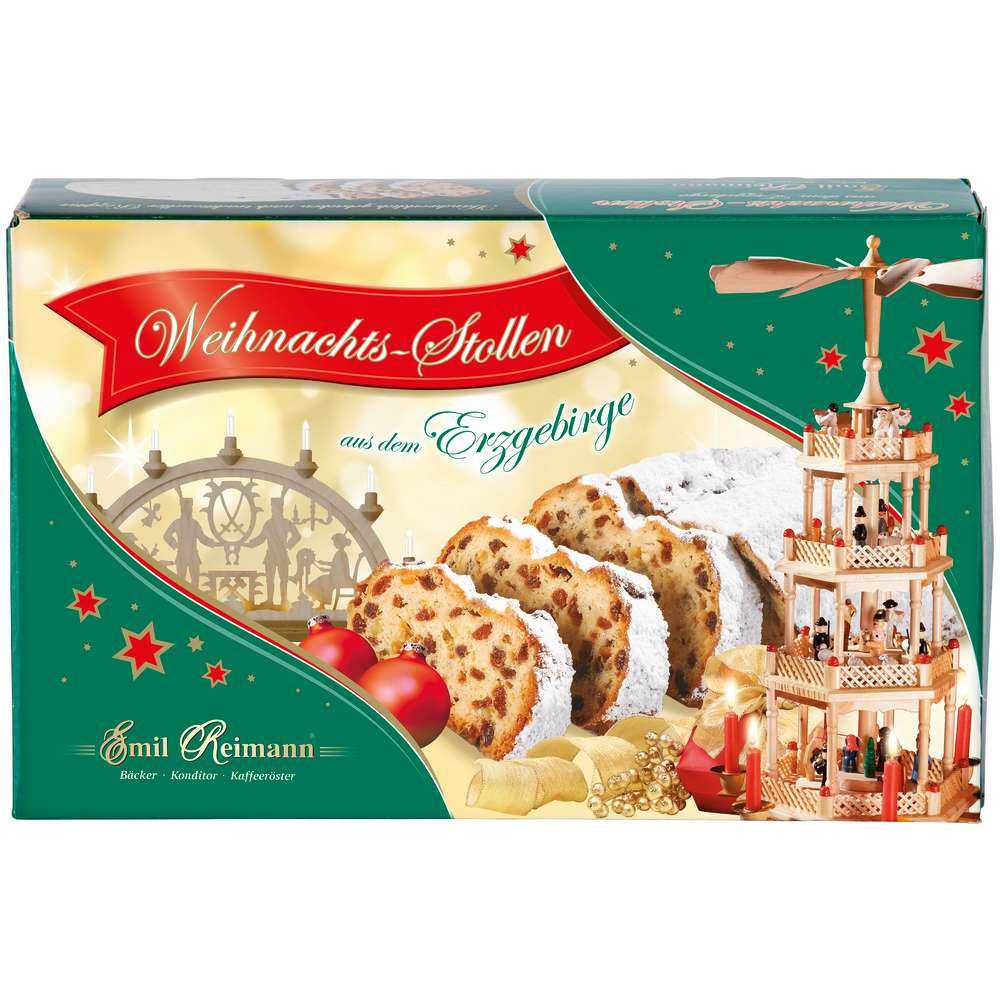 Emil Reimann Weihnachts-Stollen aus dem Erzgebirge 1kg