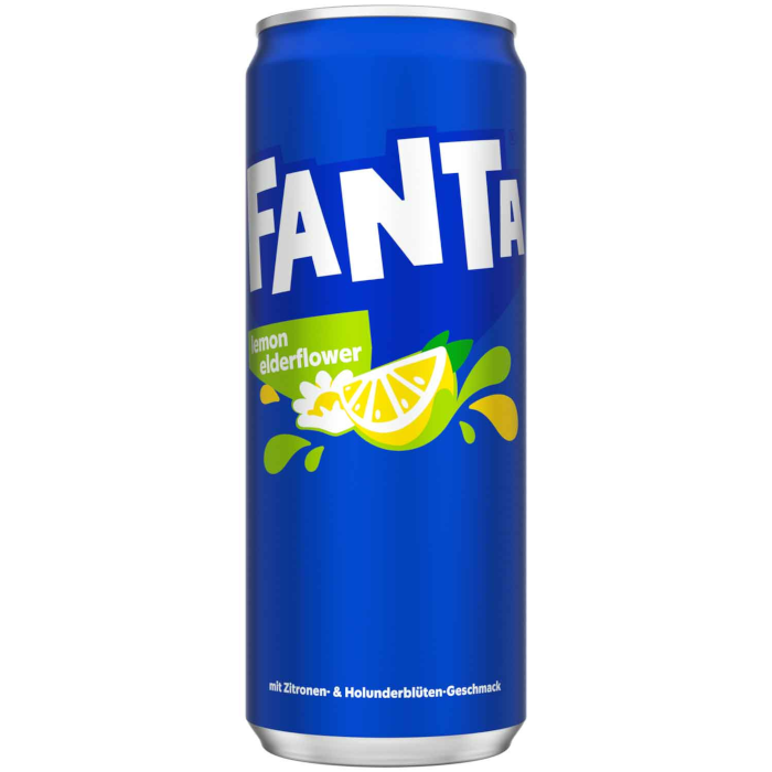 Fanta Lemon Elderflower Erfrischungsgetränk 330 ml / 11.16 fl. oz.