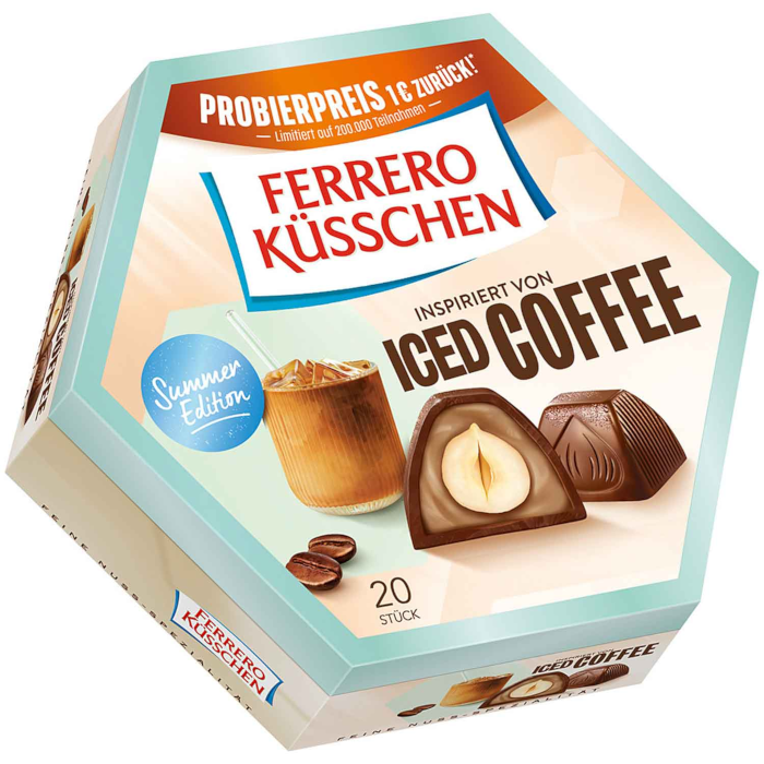 Ferrero Sommer Küsschen Iced Coffee Limited Edition 190g