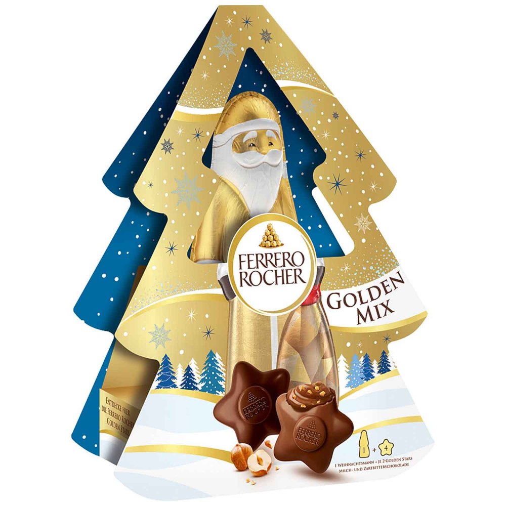 Ferrero Rocher Golden Mix Weihnachtsgeschenk 116g / 4.09oz