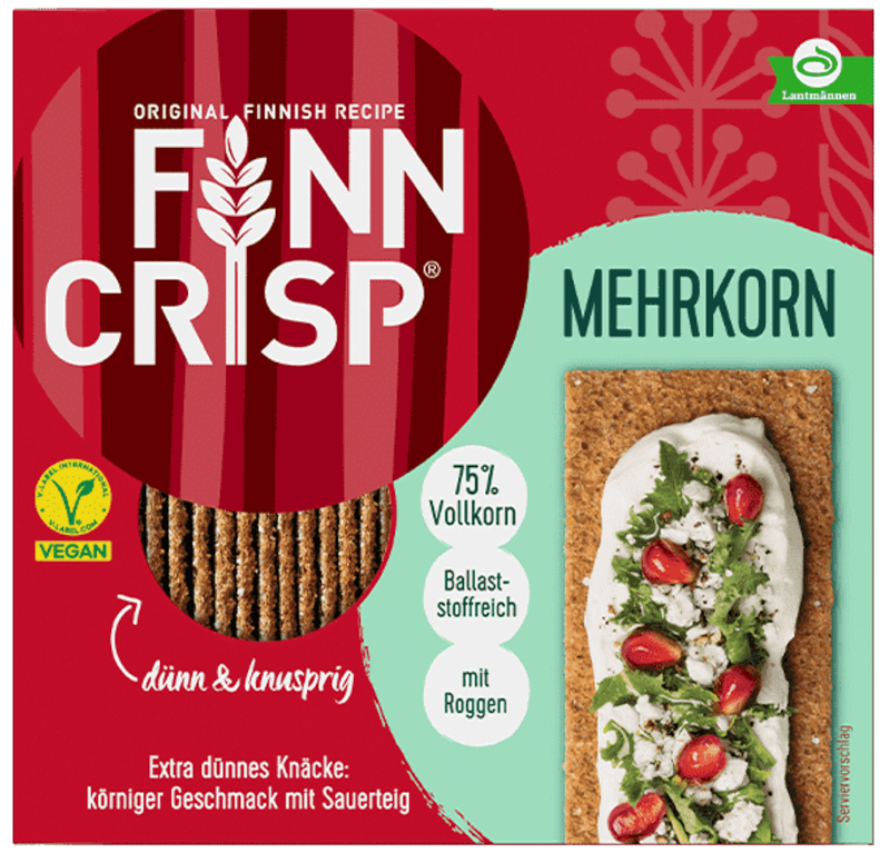 Finn Crisp Knäckebrot Mehrkorn, vegan 175g / 6.17oz