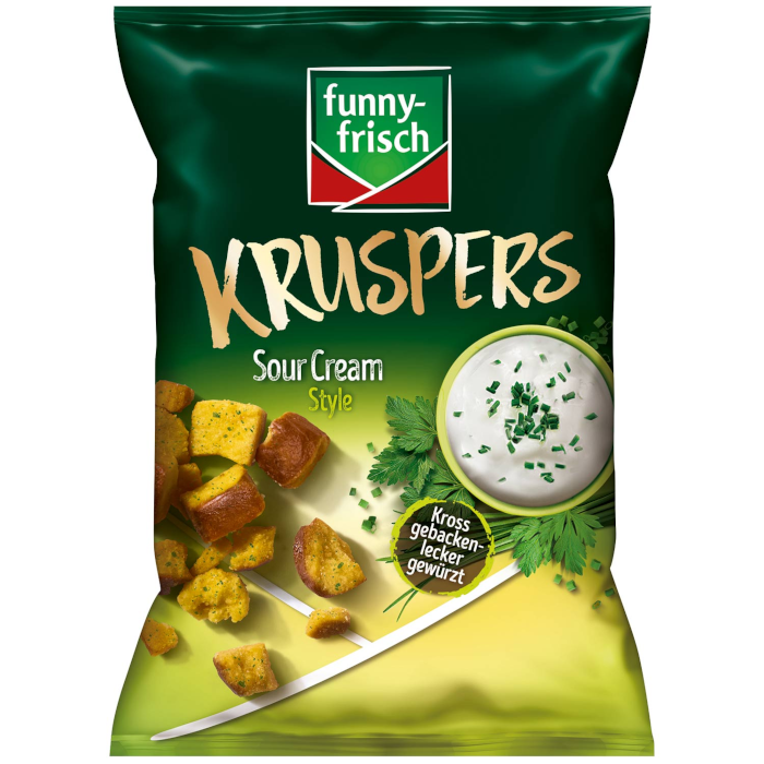 funny-frisch Kruspers Sour Cream Style 120g
